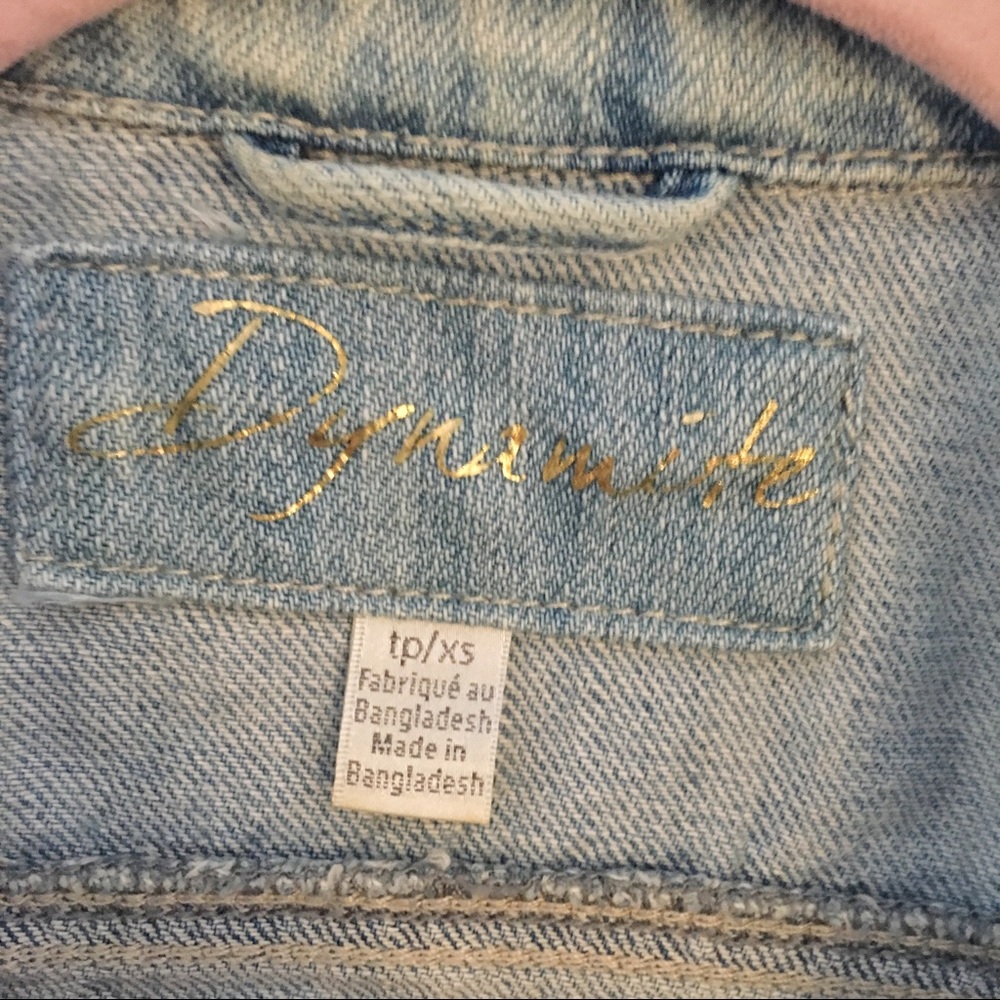Dynamite Denim Vest - Picture 4 of 4